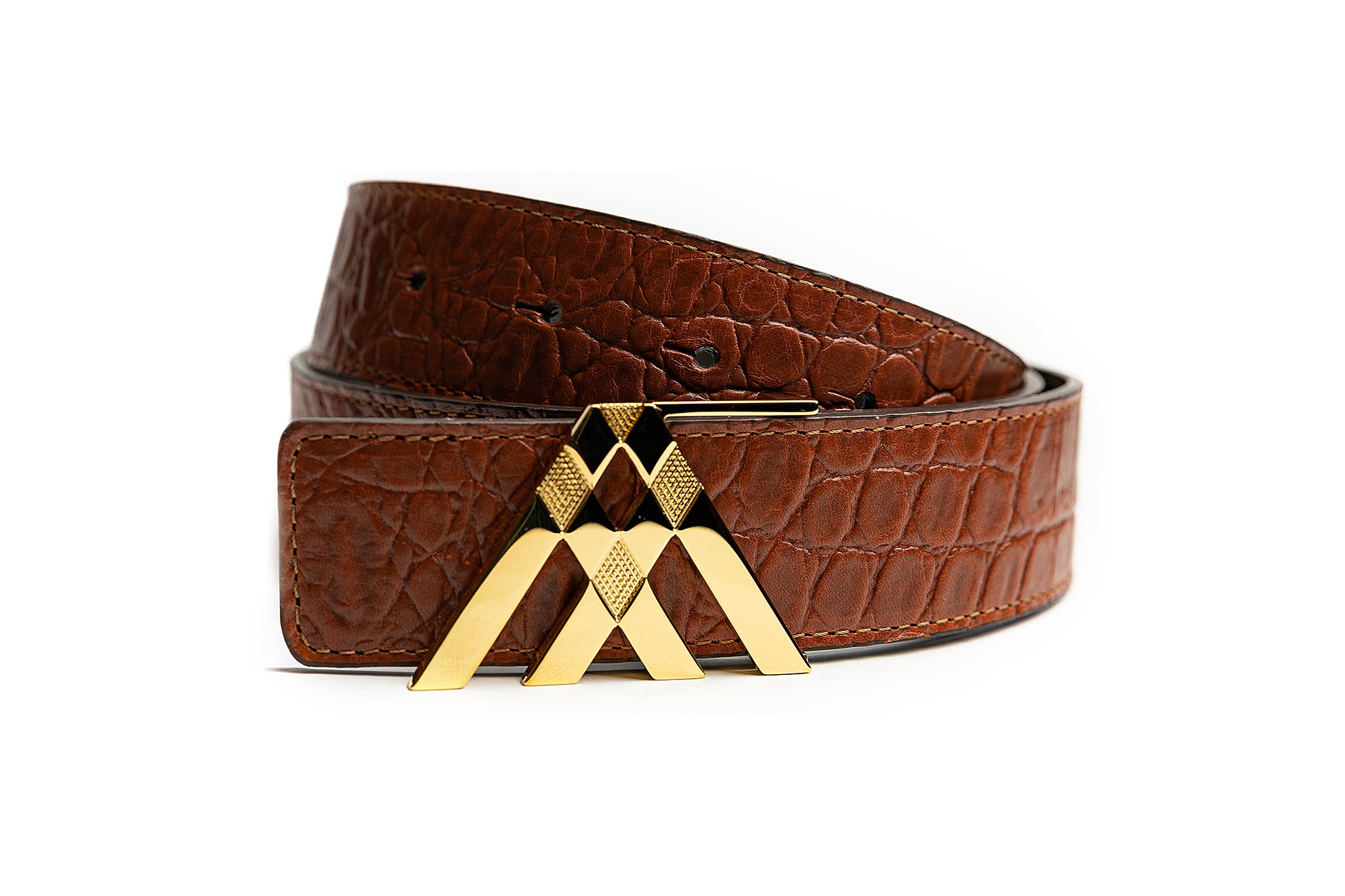 tan croc belt