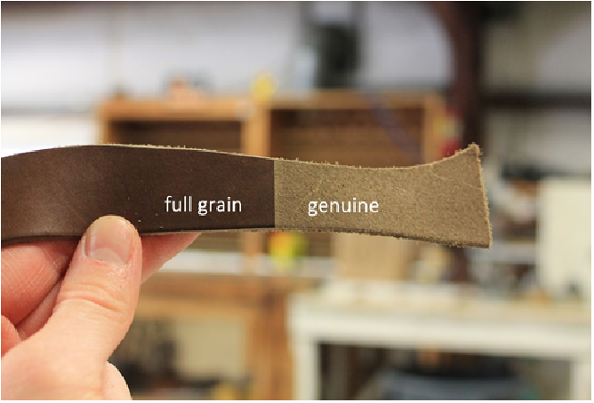 top grain vs full grain leather sofa