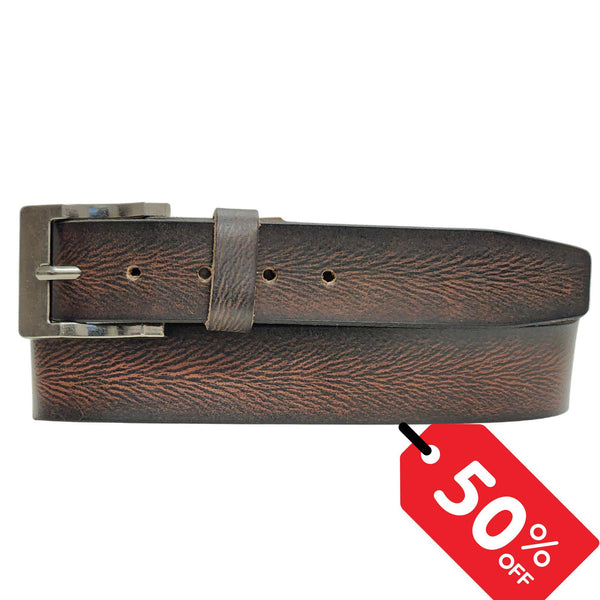 Badlands Russet Buffalo Leather Belt