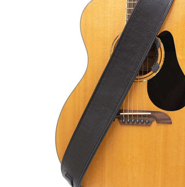 Heavyweight Smooth Leather Guitar Strap – Custom Leather Canada Limited