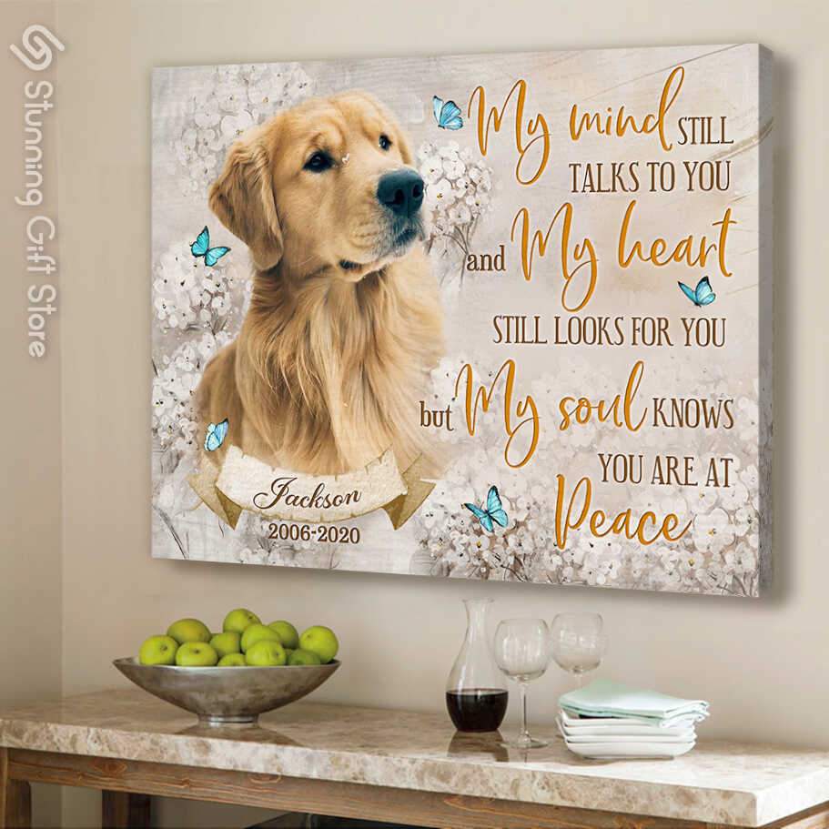 PERSONALIZED PET MEMORIAL GIFTS | CUSTOM DOG PICTURES | SYMPATHY GIFT FOR LOSS OF DOG