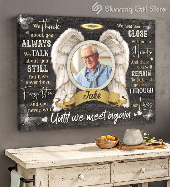 Personalized memorial gifts with photo, Custom remembrance gifts, Photo memory gifts