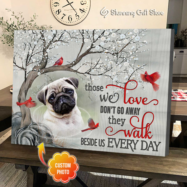 Custom Pet Memorial Gifts Dog Canvas Art Custom Remembering Dog Gifts Those We Love Don't Go Away