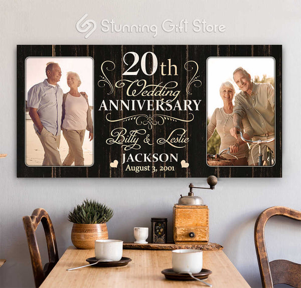 20 Years Anniversary Gift Ideas For Couple, 20th Anniversary Gift For Husband, Twenty Years Wedding Anniversary