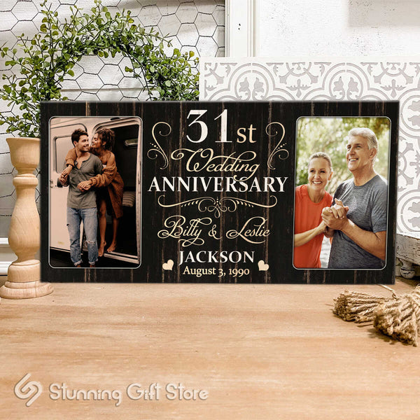 31st Anniversary Gift For Husband and Wife, 31 Year Anniversary Gift Ideas, Thirty-first Year Anniversary Gifts