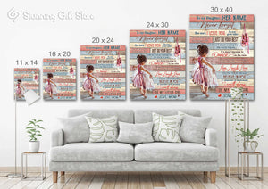 Stunning Gift Canvas Print For Daughter Custom Name Never Forget How Much-Custom Canvas-Stunning Gift Store