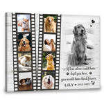 Gift For Loss Of Pet, Condolence Gift For Dog Owner, Pet Memorial Photo Collage Canvas Print, If Love Alone Could Have Kept You Here Canvas - Custom Canvas - Stunning Gift Store - Wrapped Canvas / 8x10 inches