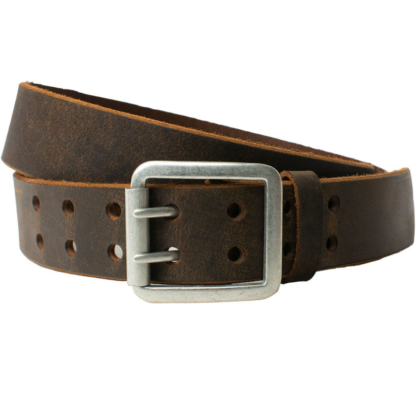 Distressed Leather Belt | Ridgeline Trail Leather Belt | Made in USA ...