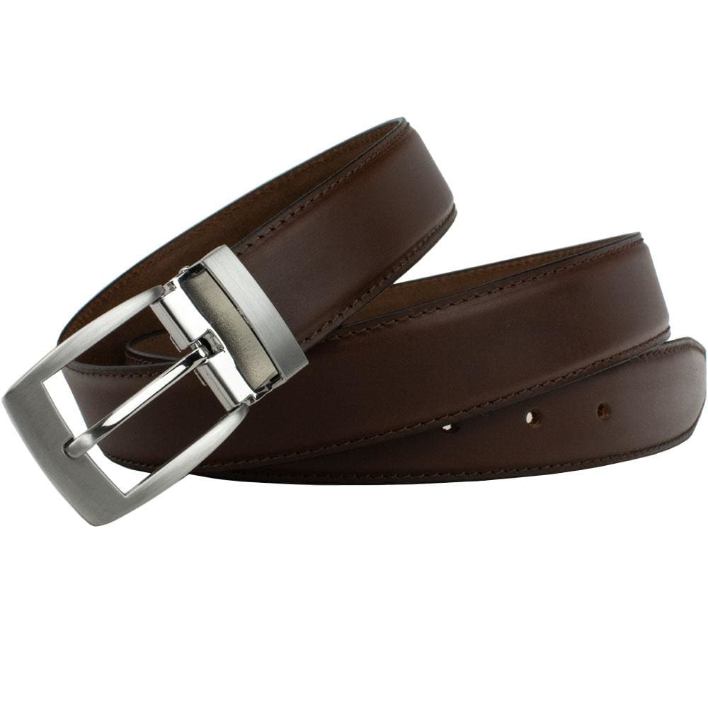 Nickel Free Belt | Brown Leather Dress Belt | Hypoallergenic – Athena ...