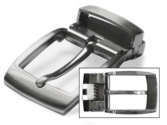 Titanium Center Bar Dress Buckle 1⅜ inch by Nickel Smart®