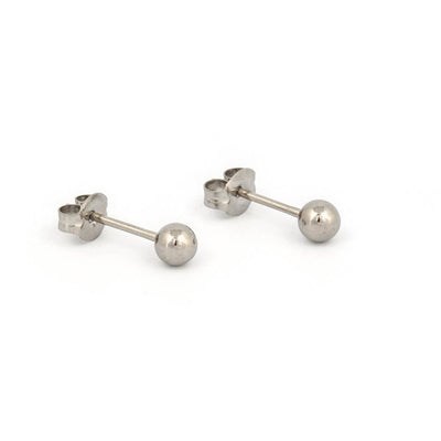 Stainless Steel Ball Earrings By Nickel Smart | Nonickel.com, nickel free earrings, hypoallergenic