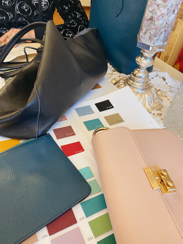 Leather Swatches in Milan