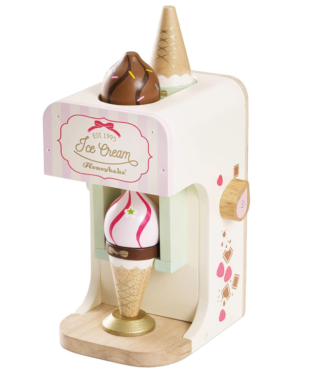 Genuine Icee Ice Cream Machine - Soft Serve Maker With 4 Cups