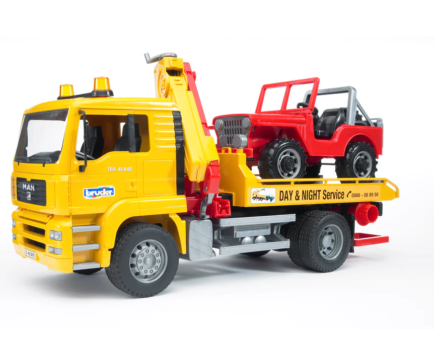 NEW MAN TGS truck with Roll-Off-Container w compact loader – Victoria's Toy  Station