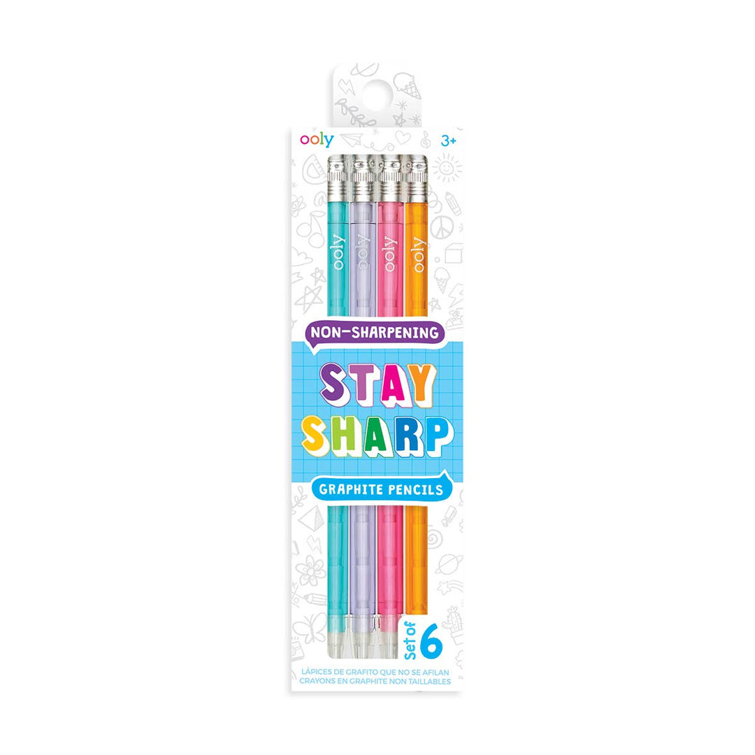 Neon Bright Chunky Pencil Set