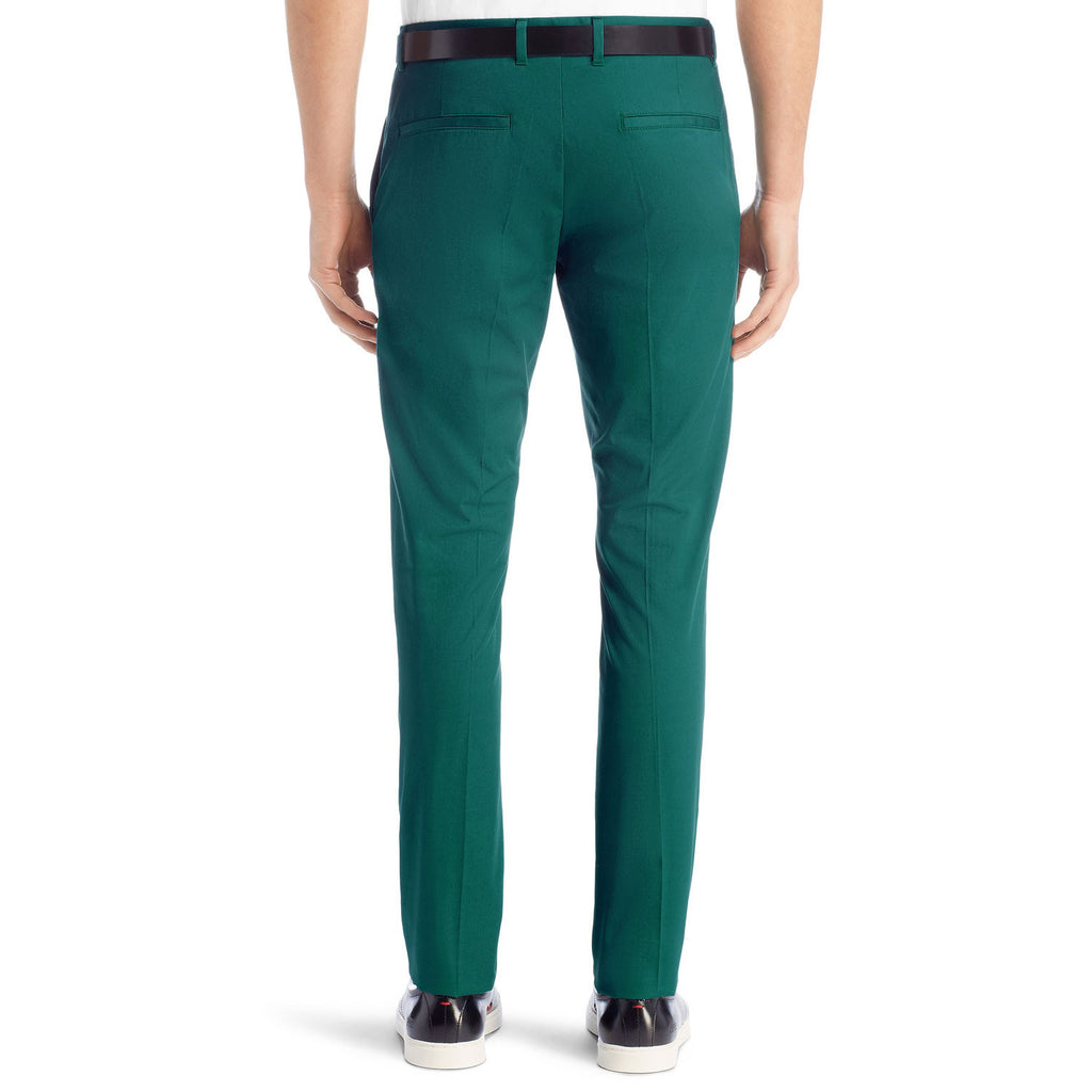 Hugo Boss Heldor Slim Fit Cotton Blend Chinos - Dark Green – WowsersTrousers