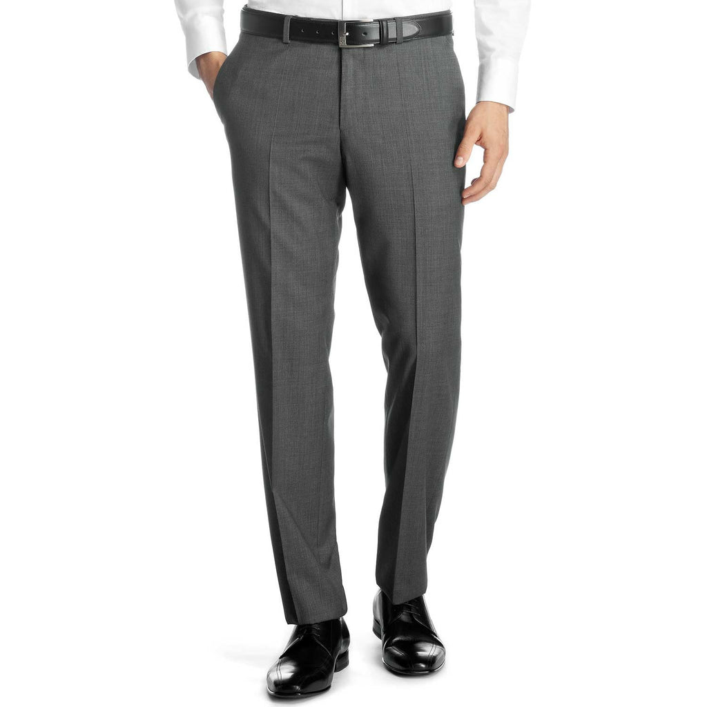 hugo boss grey trousers