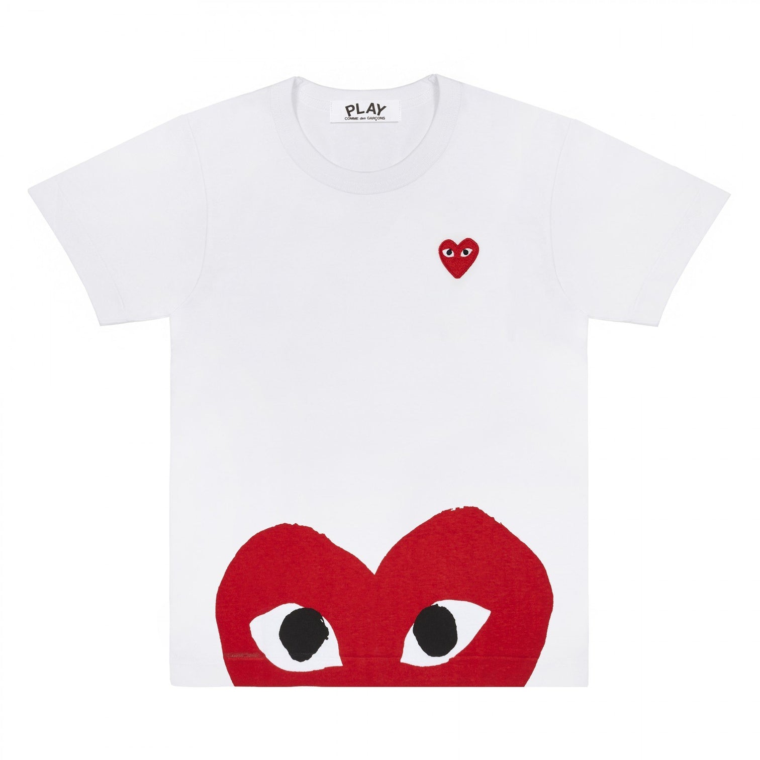 PLAY T-Shirt Half Heart and Emblem – COMME des GARÇONS Melbourne