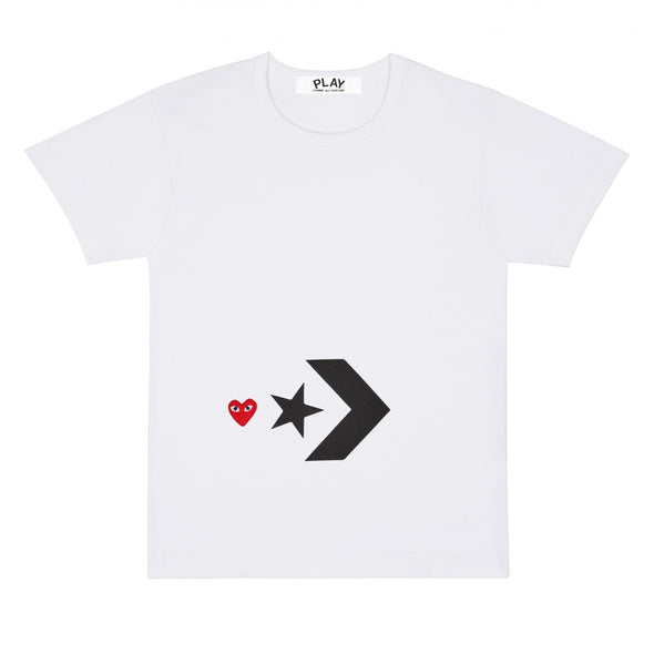 cdg x play t shirt