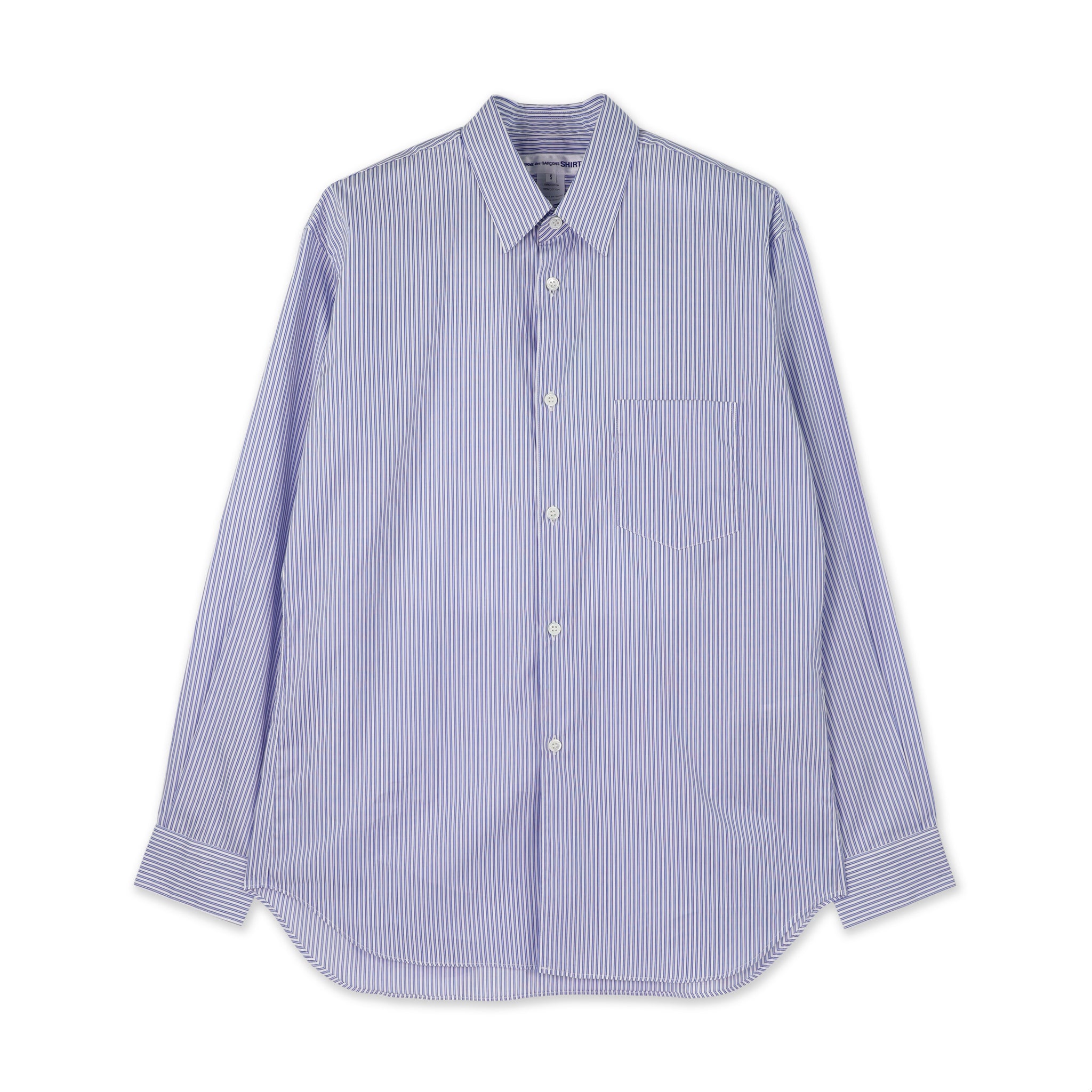 COMME des GARCONS SHIRT◇FOREVER Cotton Stripe Shirt/L/コットン