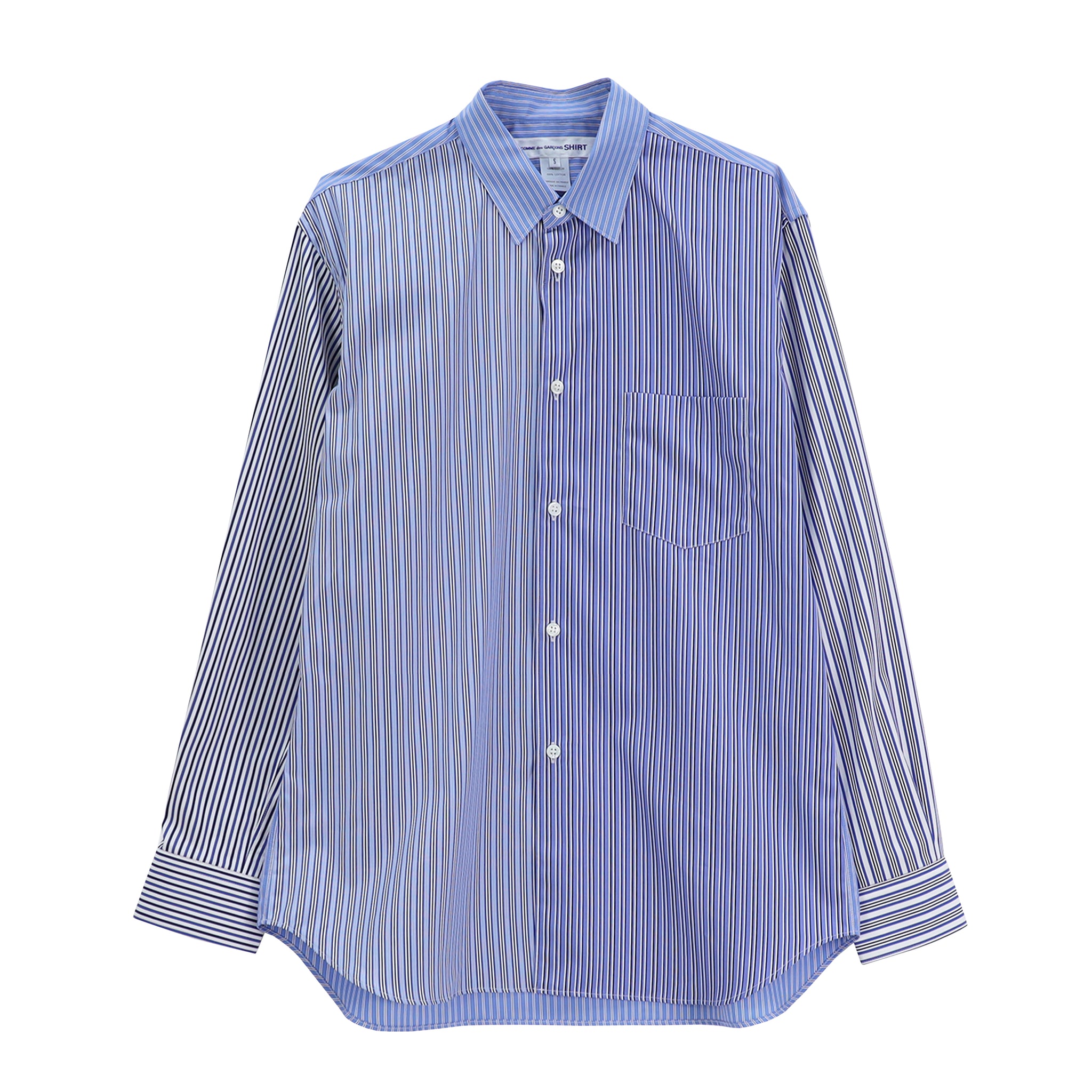 COMME des GARCONS SHIRT◇FOREVER Cotton Stripe Shirt/L/コットン