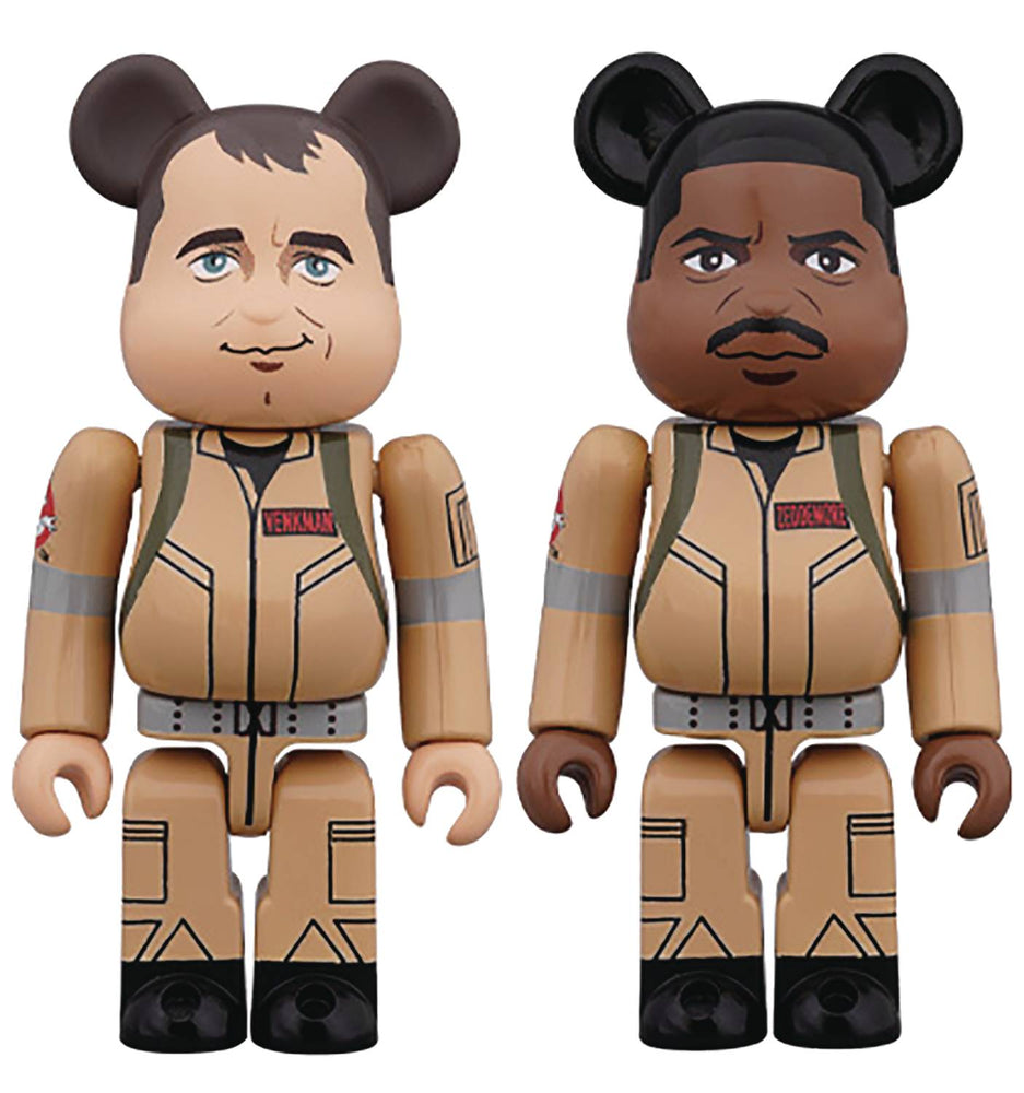 GHOSTBUSTERS PETER VENKMAN & WINSTON ZEDDEMORE 100% Be@rbrick 2PK