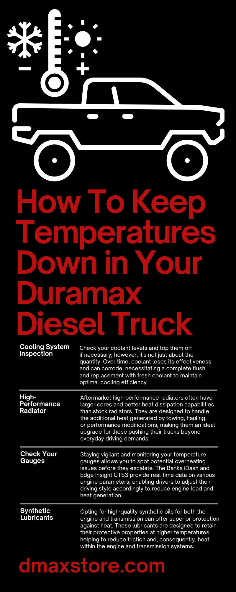 How To Keep Temperatures Down in Your Duramax Diesel Truck