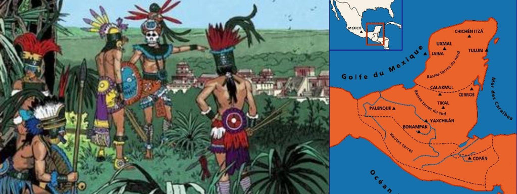 où vivaient les mayas