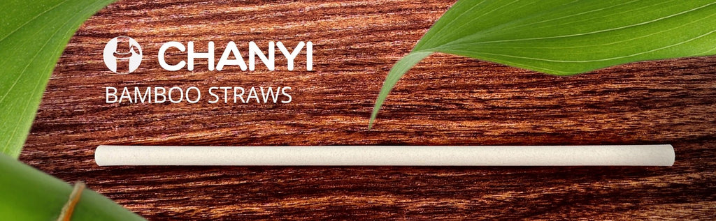 CHANYI Bamboo Straws 12mm - 100% Compostable Plant-Based Bamboo Fiber