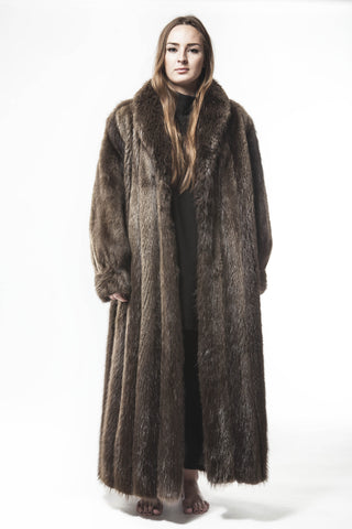 fur coat womens plus size