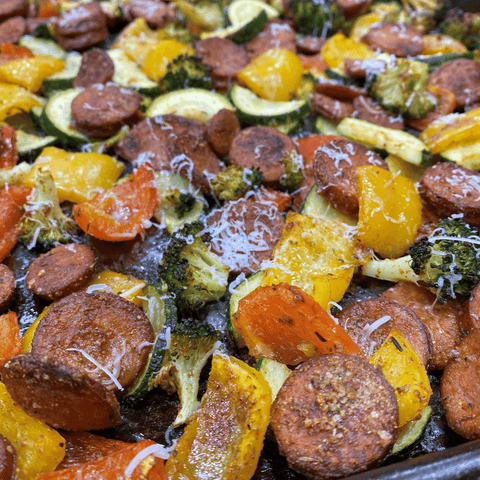 Baked Sausage and Veggies