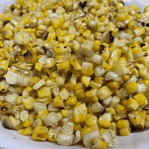 Grilled Corn recipe with Runnin Wild Vegetable Seasoning