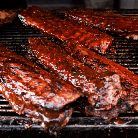 BBQ Peach Ribs