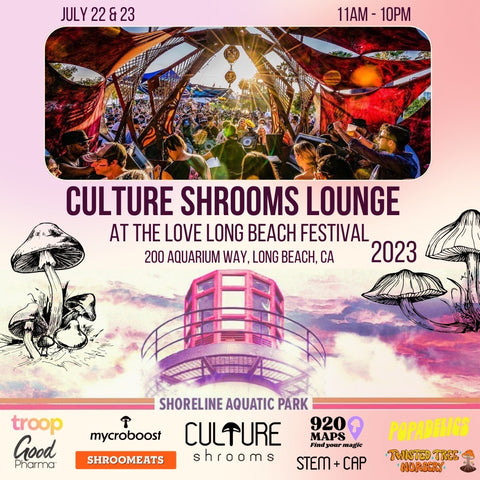 Culture Shrooms sponsors Mushroom Lounge