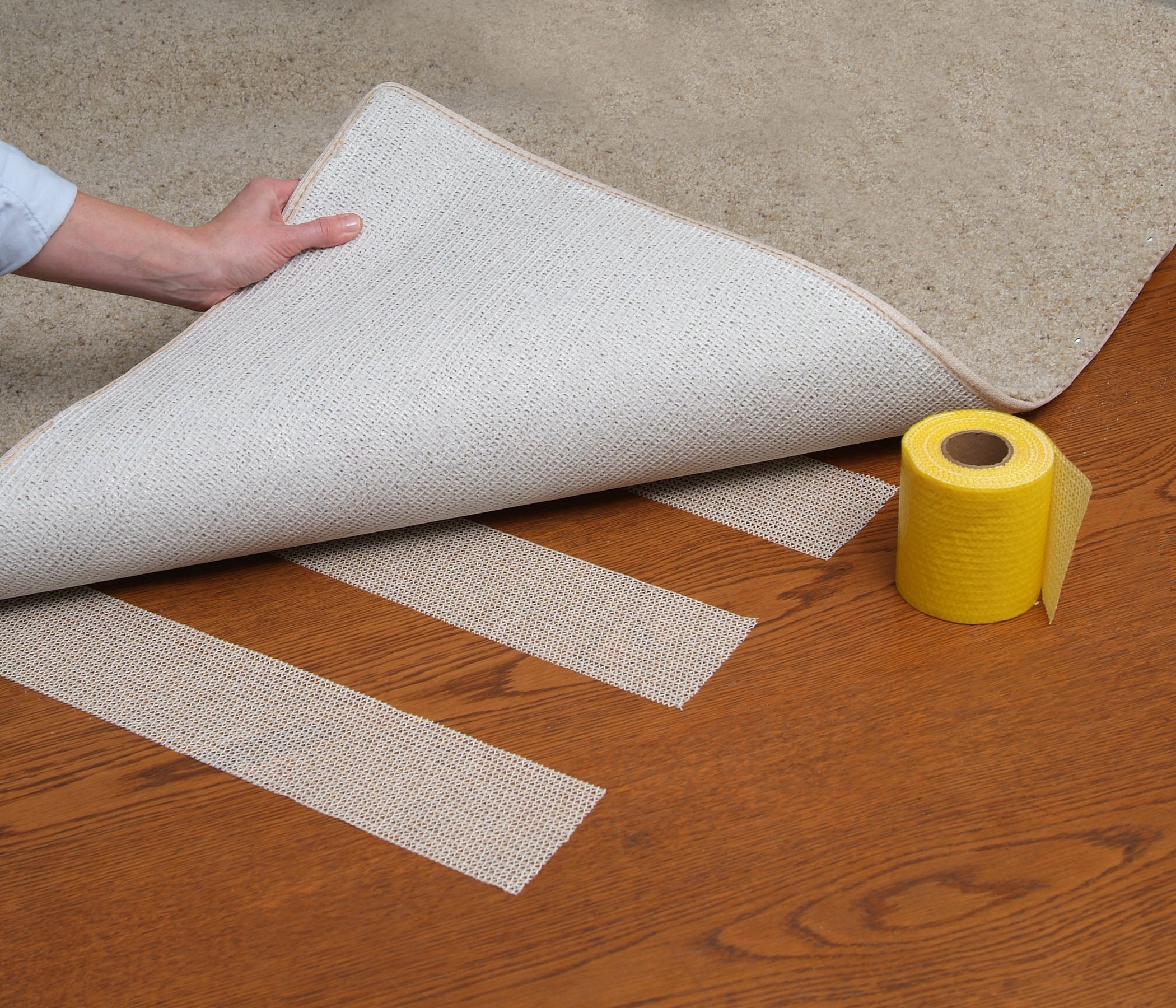 Mainstays Rug Saver Non-Skid Non-Slip Cream Rug Pad Fits up to 2' x 6' –  ASAYF