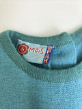 Du Pareil Girls Blue Frog Sweater Dress Size 6 Months Orig. $69