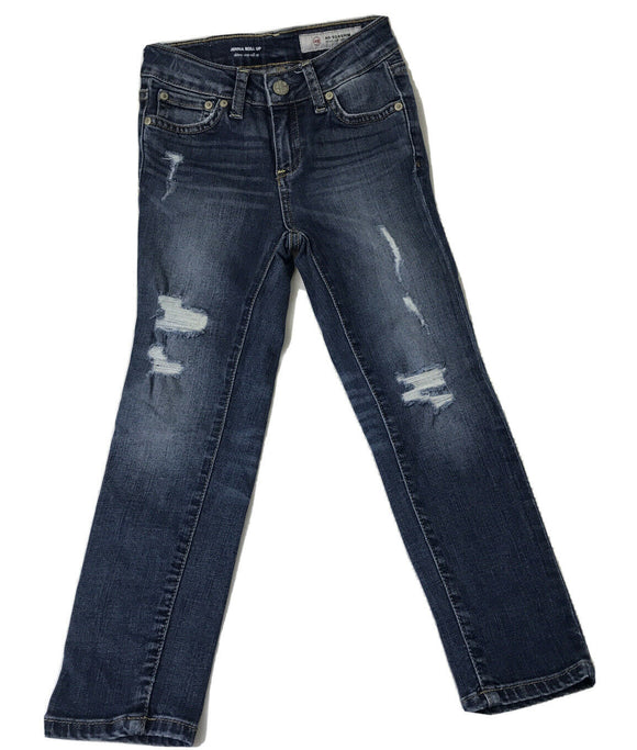 AG Jeans Girls Blue Distressed Skinny Jeans NWOT Size 8 Orig. $86