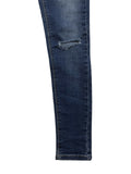 Contraband Jeans Girls Blue Denim Distressed Skinny Jeans Size 12 Orig. $69