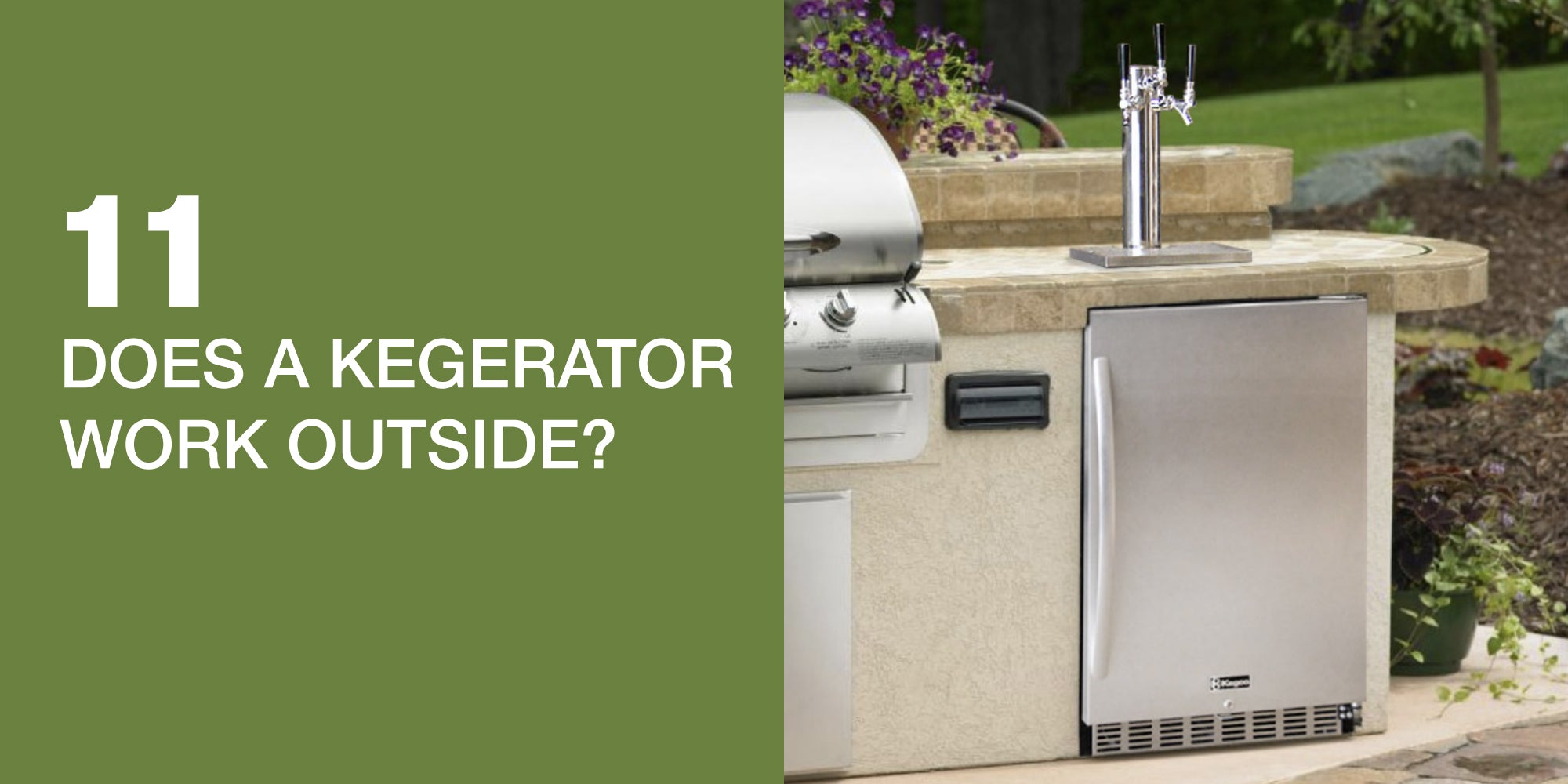 Does a kegerator work outside?