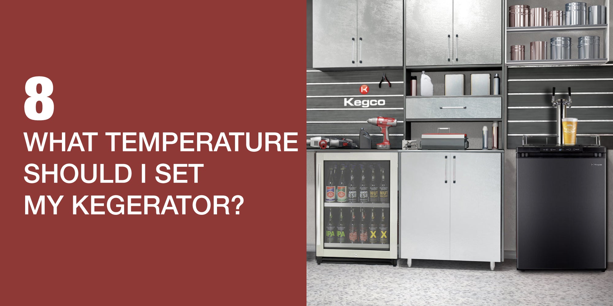 What temperature should I set my kegerator?