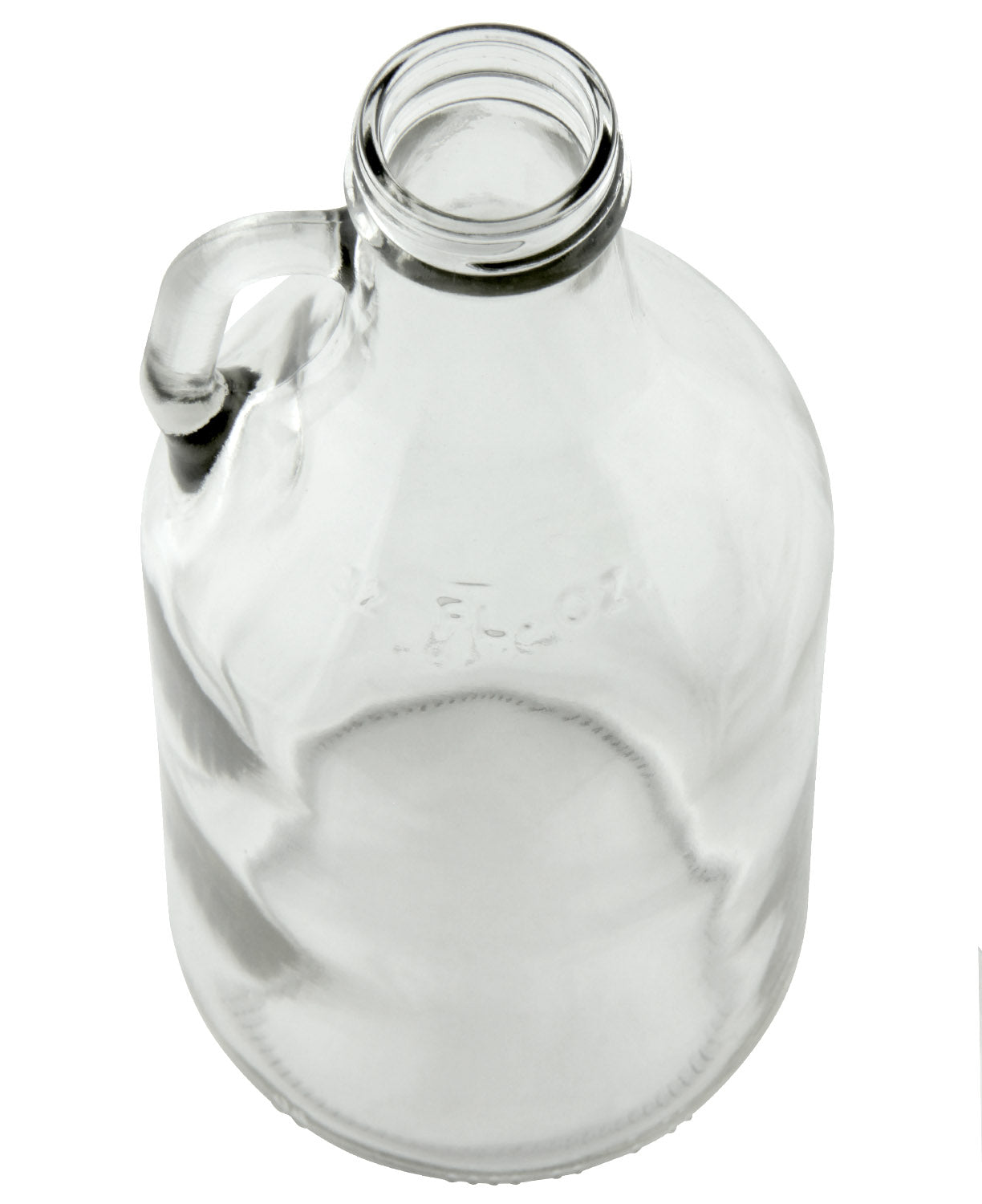 1/2 Gallon Clear Glass Beer Growler Jug