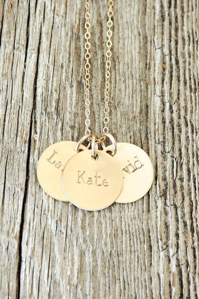 child name necklace for mother
