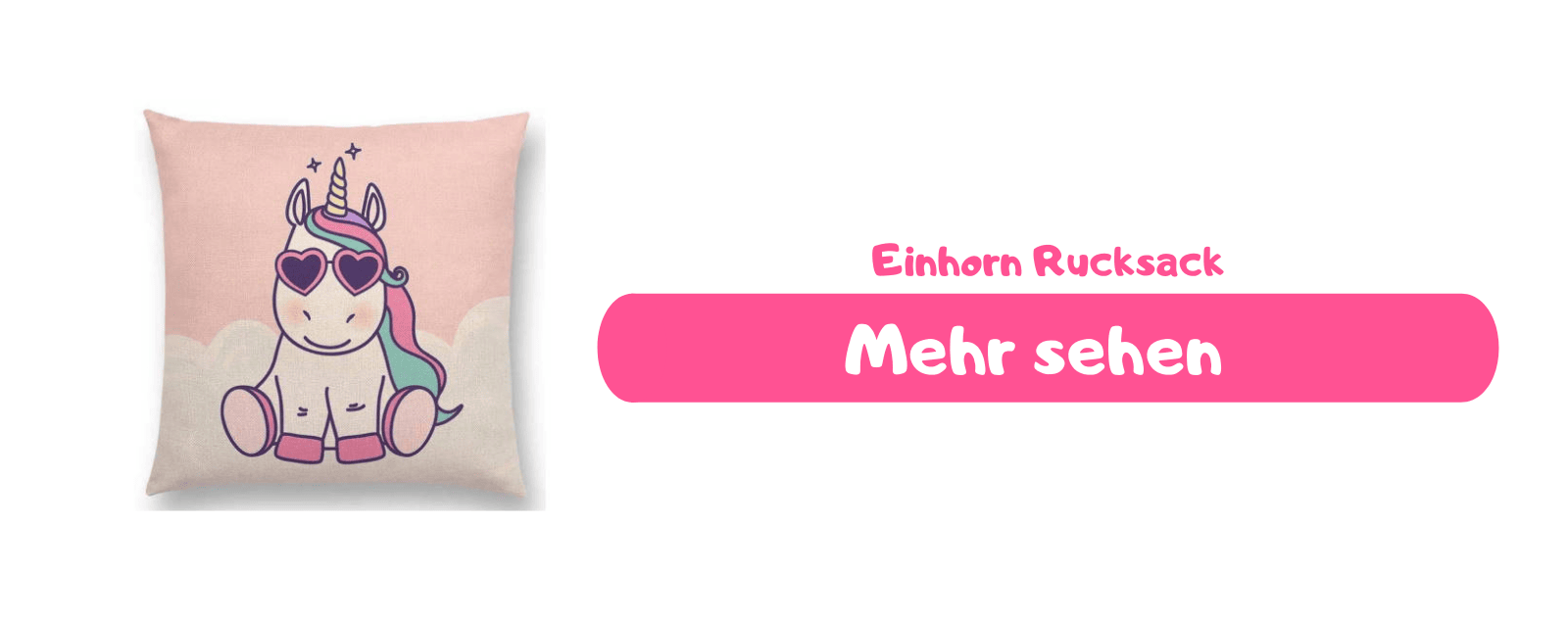 Einhorn Kissen