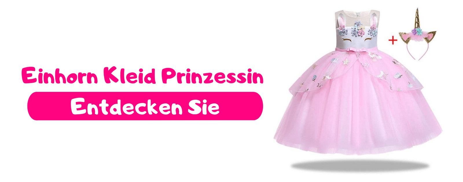 Einhorn Kleid Prinzessin Mädchen