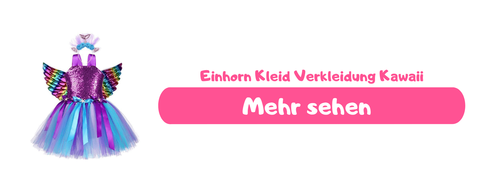 Einhorn Kleid Verkleidung Kawaii