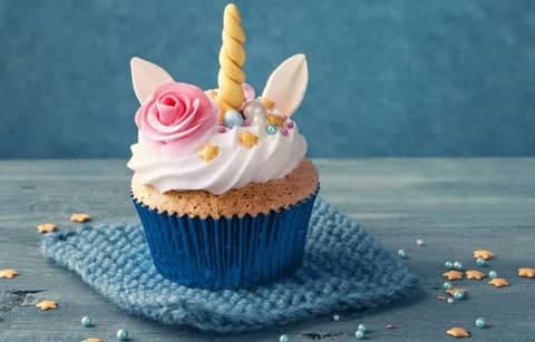 Einhorn Cupcake-Kuchen