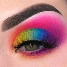 Erwachsene Regenbogen Make-up
