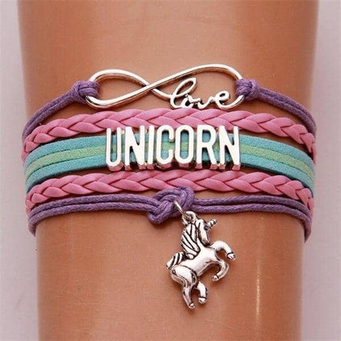 Leder-Einhorn-Armband