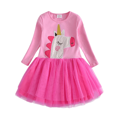 Einhorn Baumwollkleid für Mädchen