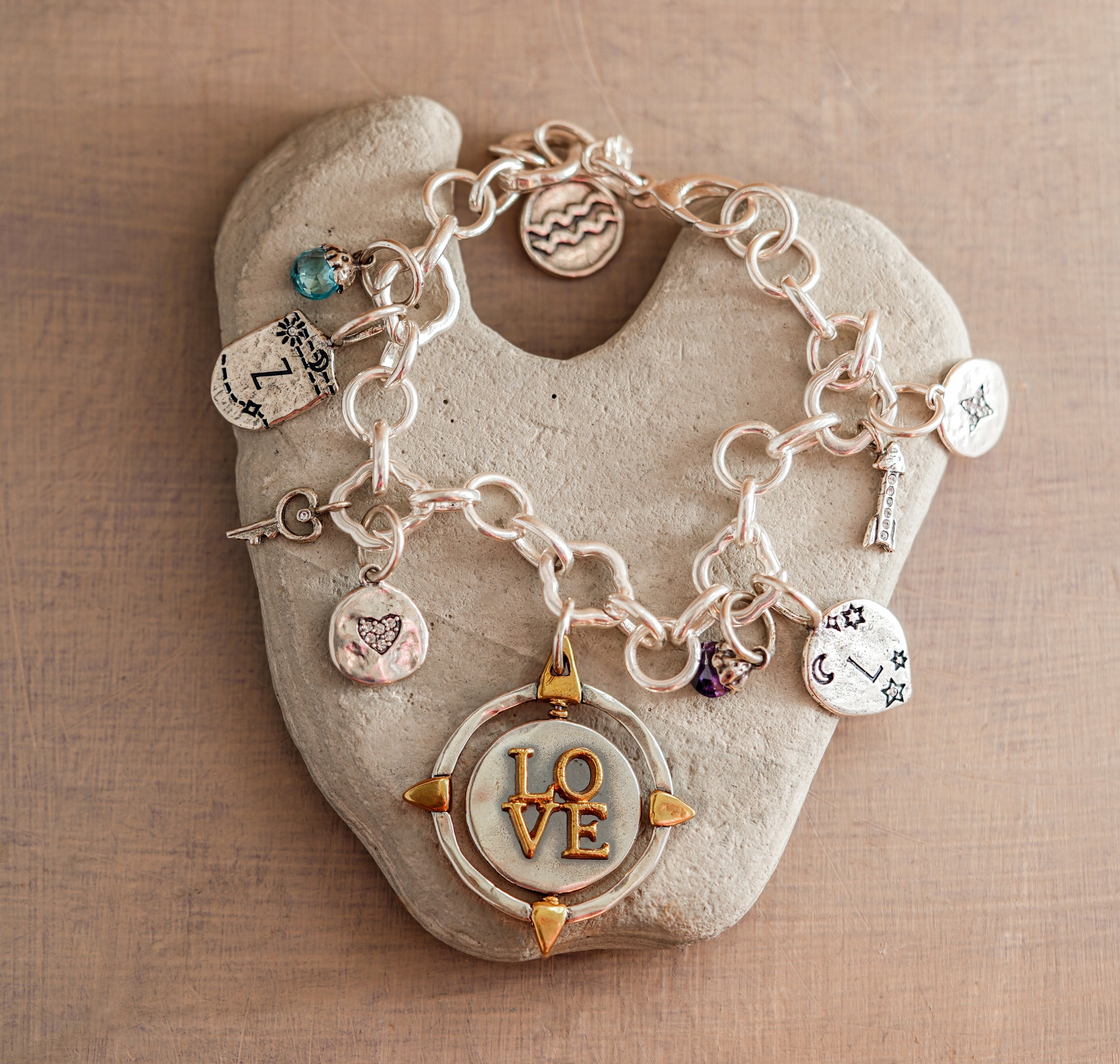 Buy Vacay Mood Charm Bracelet In Gold Plated 925 Silver from Shaya by  CaratLane